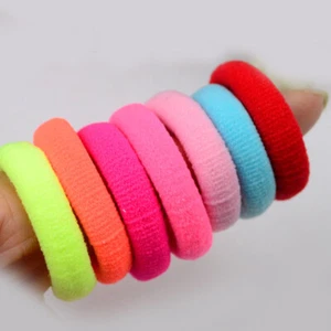 50Pcs Girls Women Hair Band Ties Rope Ring Elastic Hairband Ponytail Holder Lotη - Picture 1 of 26