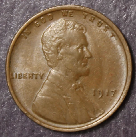 1917 Lincoln Cent Choice BU Brown.......................Lot 125 Cover