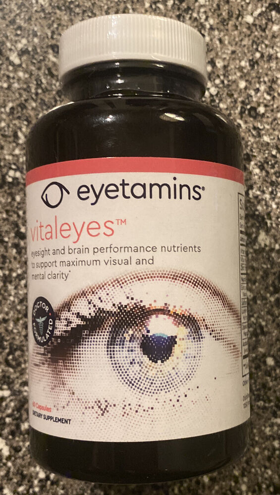 Eyetamins - Vitaleyes - Eyesight and Brain Performance Nutrients Visual Mental