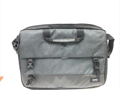 solo New York - Notch Briefcase for 15.6" Laptop - Gray/Black - Image 1 of 4