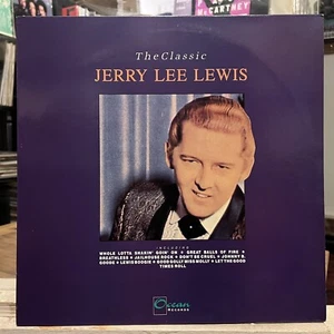 [ROCK/POP]~EXC LP~JERRY LEE LEWIS~The Classic Jerry Lee Lewis~[1989~OCEAN]~UK Im - Picture 1 of 5