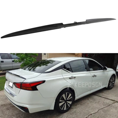 Alerón de maletero trasero ABS brillante y alerón de ventana trasera para Nissan Altima Sedán Foto 1 de 4