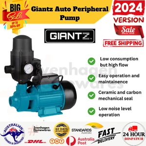 Giantz Auto Peripheral Pump Clean Water Garden Farm Rain Tank Irrigation QB80 - Picture 1 of 8
