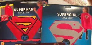 Capa de Superhéroe Talla Única DC Comics Elige Superman o Supergirl Disfraz de Rubí - Imagen 1 de 30