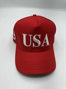 OFFICIAL Cali-Fame USA 45 MAGA Trump Red Made In America Trucker Hat One Size - Picture 1 of 6