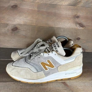 new balance 997 mens size 8 shoes brown suede J crew USA running sneakers - Picture 1 of 8