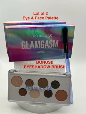 2X~Formula Z Glamgasm Pro Artistry Face&Eye Palette~5.5g / 0.19 oz~FREE BONUS - Image 1 of 2