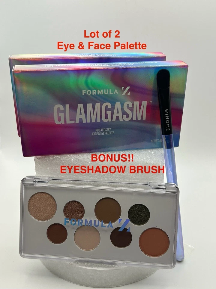 2X~Formula Z Glamgasm Pro Artistry Face&Eye Palette~5.5g / 0.19 oz~FREE BONUS - Image 1 of 2