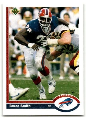 1991 Upper Deck #174 Bruce Smith Buffalo Bills - Image 1 of 2