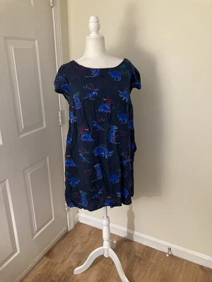 ModCloth Always On The Way Dinosaur Print Dress Size 1X - Image 1 of 4