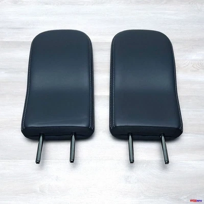 MITSUBISHI OUTLANDER 2014-2020 TERCERA FILA REPOSACABEZAS ASIENTO TRASERO CUERO NEGRO Foto 1 de 4