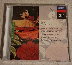 Bizet: Carmen Thomas Schippers London Orchestra 2-Disc CD Set 1995 Decca  - Picture 1 of 4