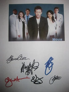 House MD Signed TV Pilot Script X6 Hugh Laurie Omar Epps Spencer MINT reprint - Picture 1 of 1