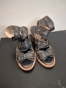 Freebird Leather Buckle Quail Sandals - Size 7 - Picture 1 of 6