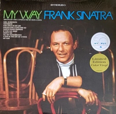 FRANK SINATRA MY WAY - TRANSLUCENT GREEN VINYL LP " NEW, SEALED " - Image 1 of 2
