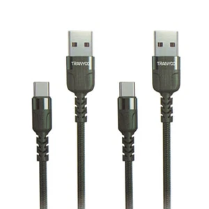 TRANYOO (TX-15C) 1M 5A USB Type C Cable Fast Charging Charger Data Cable - Picture 1 of 9