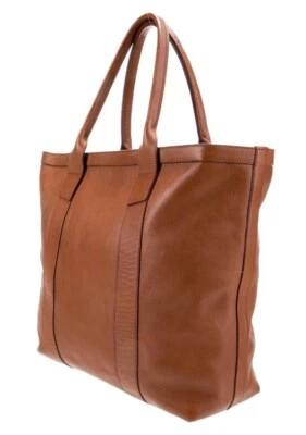 Bolso de Mano Frank Clegg Todo Cuero Marrón Cuero Excelente Estado $1000 Foto 1 de 4