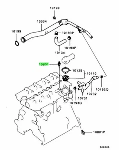 MITSUBISHI UNIDAD DE CALIBRE GENUINO MD050214 NUEVO de JAPÓN MD050214 - Imagen 1 de 4