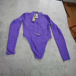 Body donna Capelli Sport MTV grande viola viola icona performance finto collo - Foto 1 di 13