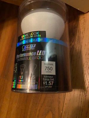 FEIT electric dimming bulb LED BR30 750 lumens - Image 1 of 3