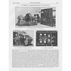 Automatic Rotary Converter Sub Station 2x Vintage Engineering Prints 1926