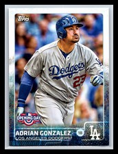 Adrian Gonzalez  2015 Topps Opening Day  #63 Near Mint (NM)