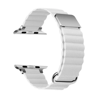 Magnetic Leather Band for Apple Watch 11 10 9 8 7 44/41/45/42/46/49mm Ultra 3 2 - Image 1 of 4