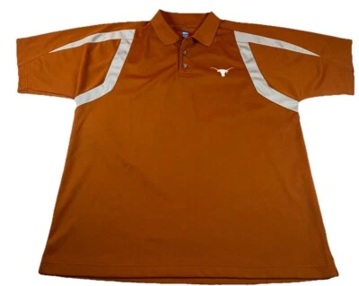 UT Texas Longhorns Men’s Size XL NCAA Polo Shirt Golf Casual Performance - Image 1 of 4