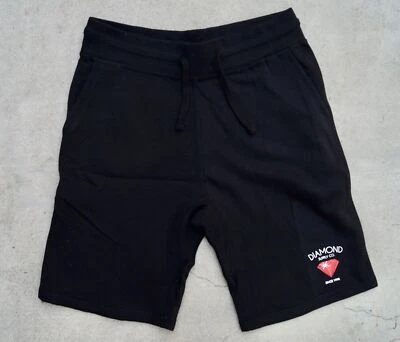 New Diamond Supply Co. Red Logo Mens Pocket SweatShort Fleece Short RSHRT-21 - Image 1 of 4
