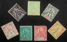 nystamps French Senegal Stamp # 35-41 Mint OG H    Y13x4212