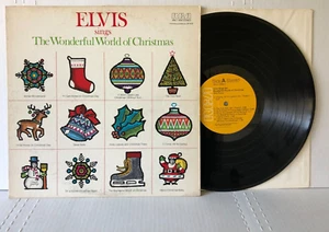 Elvis Presley ELVIS SINGS THE WONDERFUL WORLD OF CHRISTMAS 1976 RCA VG+/VG - Imagen 1 de 5