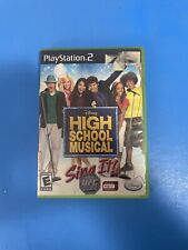 PS2 PLAYSTATION DISNEY HIGH SCHOOL MUSICAL SING IT 2007 VIDEO GAME.