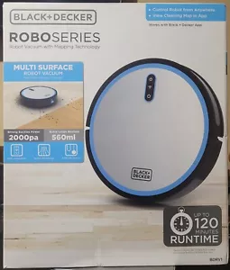 Black & Decker Roboseries Multi Surface Robot Vacuum (BDRV1) - NEW - Fast Ship! - Picture 1 of 8