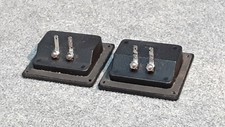 2 Anschlussklemmen Buchsen Anschlussterminals f. Lautsprecher Boxen Gehäuse