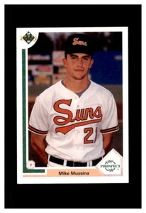 1991 UPPER DECK BASEBALL TOP PROSPECT MINT ROOKIE #65 MIKE MUSSINA ORIOLES - Picture 1 of 2