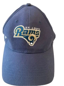 St. Louis Rams Vintage hat cap mens navy blue adjustable strap back cotton   - Picture 1 of 6