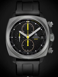 Andersmann Chronograph Automatic Titanium Yellow Seconds - Picture 1 of 7
