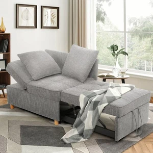 4-in-1 Sofa Bed Chair Convertible Chair Bed 5 Adjustable Backrest with 2 Pillow& - Picture 1 of 107