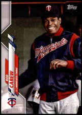 Rod Carew 2020 Topps Short Print Variations 5x7 #424 26/49 Twins