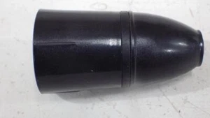 black vintage look BC B22 bayonet cap lamp holder - Foto 1 di 5
