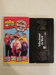 The Wiggles VHS Tape Sailing Around The World Children's Animated Tested Rare - Picture 1 of 9