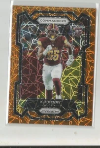 2023 Panini Prizm K.J. HENRY Orange Lazer Prizm - Picture 1 of 1