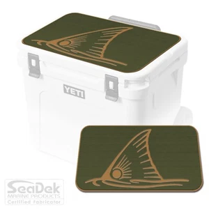 SeaDek Cooler Pad fits YETI 48 Roadie Wheeled | Foam EVA | Top Fin OG/T - Picture 1 of 7