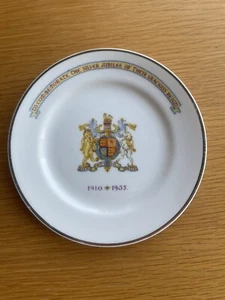PARAGON CHINA King George V Silver Jubilee 1935 Small Plate 17.5cm Dia - Picture 1 of 4