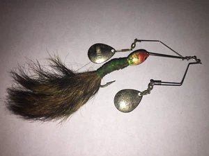 Bomber Bushwacker Twin Spin Spinnerbait Hirschhaar ? Vintage Angelköder - Bild 1 von 3