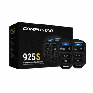 Sistema de arranque remoto de 1 vía Compustar CS-925S con controles remotos sin llave de 2-4 botones 1500 ft - Imagen 1 de 3