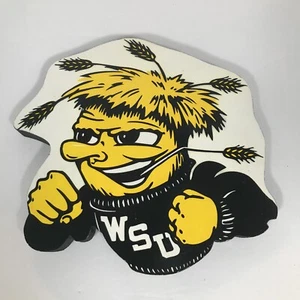 Wichita State WSU Shockers Wall Hanging Decor Plague 8.25 in X 8.5 in X 0.75 in - Picture 1 of 11