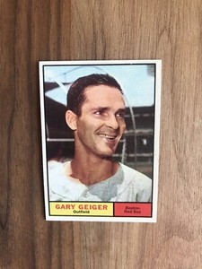 1961 TOPPS #33 GARY GEIGER BOS RED SOX— QUALITY EXAMPLE💥*** (wph)