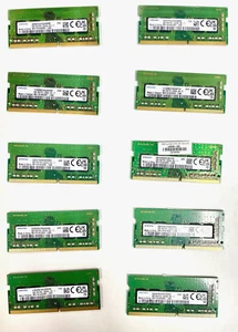 LOT OF 10 Samsung 8GB 1Rx8 PC4-3200 DDR4 SODIMM Laptop Memory M471A1K43EB1-CWE - Picture 1 of 1