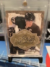 2008-09 UD O-PEE CHEE Premier Penmanship Sidney Crosby On Card Auto #/25 #PP-SC